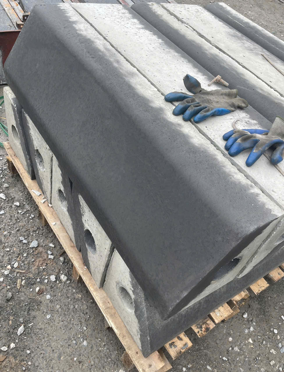 Bó vỉa hè bê tông giả đá vân 3D