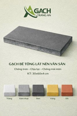 gạch bê tông giả đá