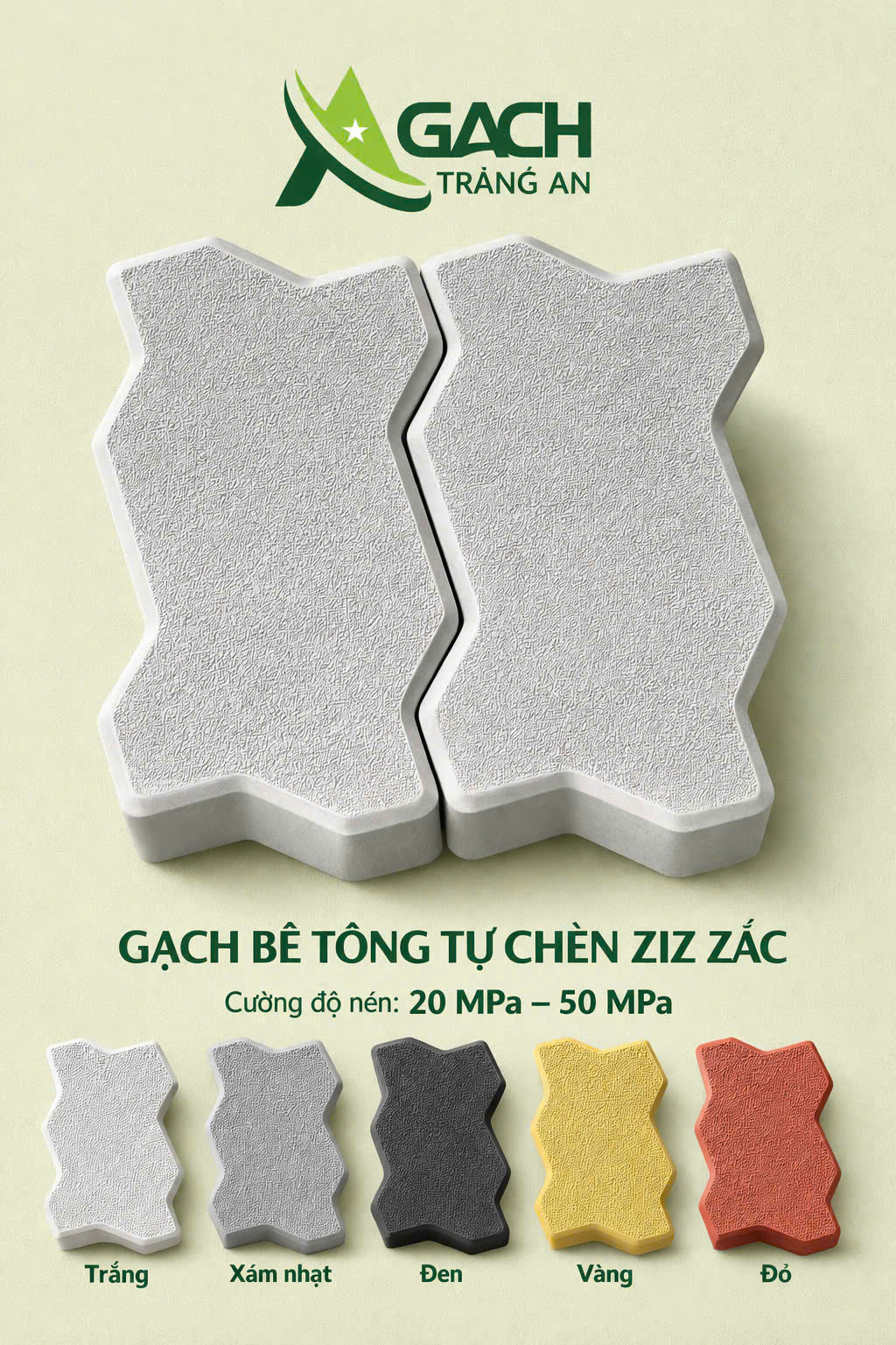 GẠCH TỰ CHÈN ZIC ZĂC