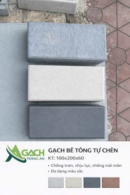 gạch giả đá tự chèn