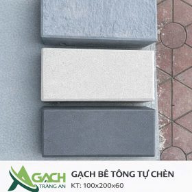 gạch giả đá tự chèn