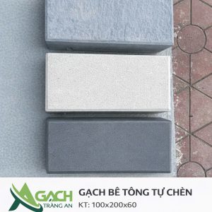 gạch giả đá tự chèn