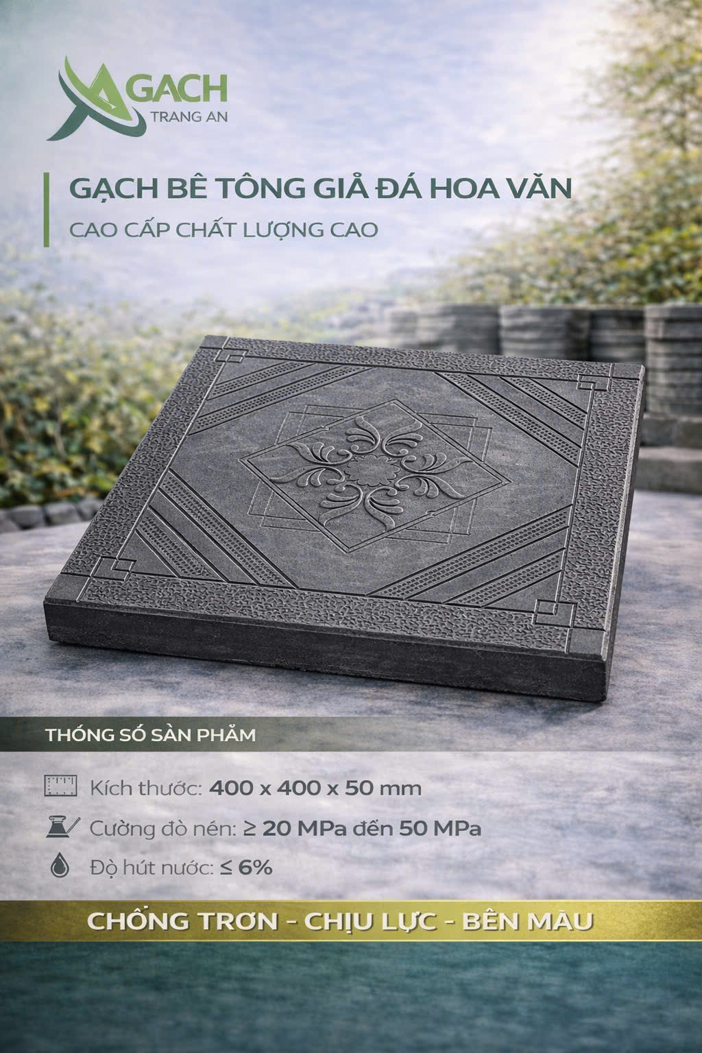 GẠCH GIẢ ĐÁ