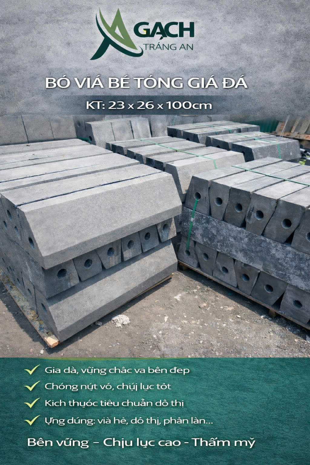 VỈA GIẢ ĐÁ VÀ VÂN 3D